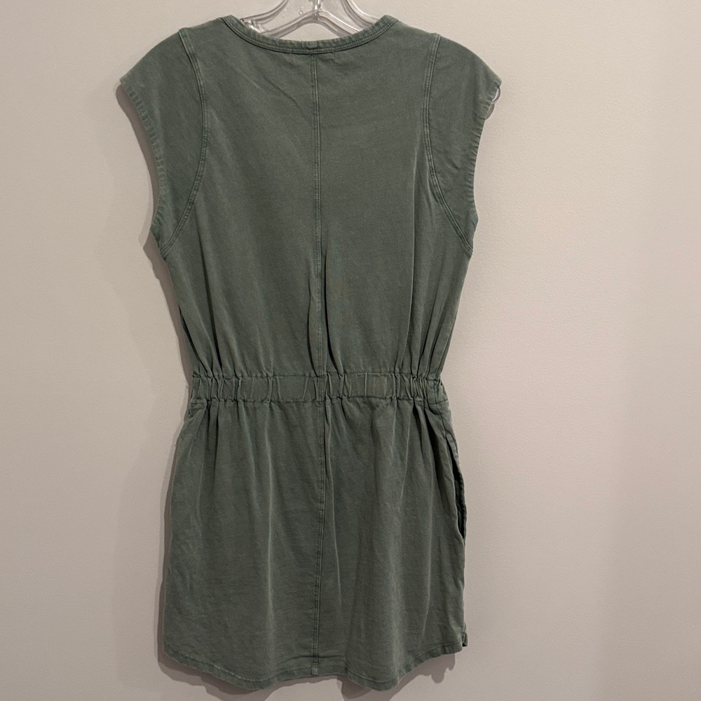 Z SUPPLY PAXTON PALM GREEN JERSEY MINI DRESS - Picture 5 of 5